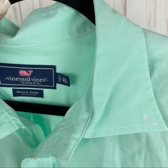 Vineyard Vines XL mint long sleeve button down dress shirt - Picture 5 of 6